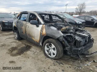 2024 Toyota RAV4 LE with VIN 2T3F1RFVXRC453857, listed as a Copart auction lot 48661705 with 0 mi miles and Non Repairable. Bid and sale history available at carsss.com. Image 4.