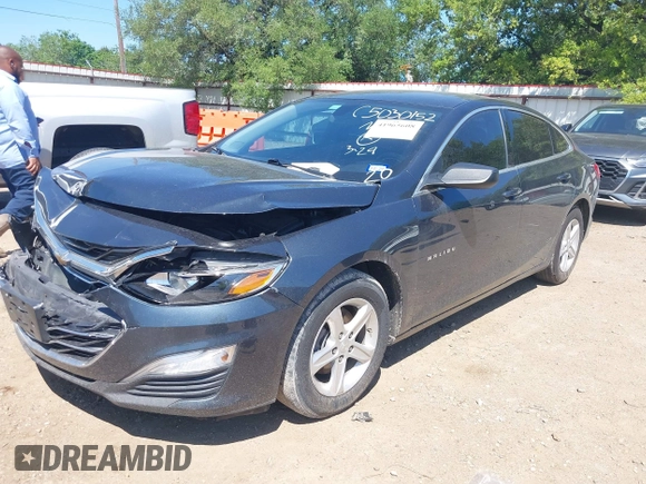 2020 Chevrolet Malibu LS with VIN 1G1ZB5ST1LF157438, listed as a IAAI auction lot 41965608 with 114,385 mi miles and . Bid and sale history available at DreamBid. Image 2.
