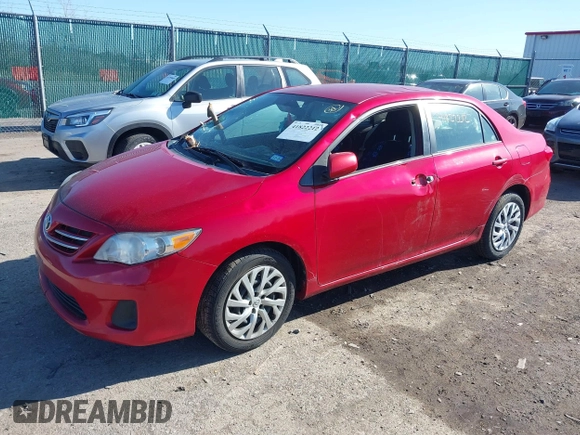 2013 Toyota Corolla L with VIN 2T1BU4EE4DC102938, listed as a IAAI auction lot 41822212 with 89,079 mi miles. Bid and sale history available at carsss.com. Image 2.
