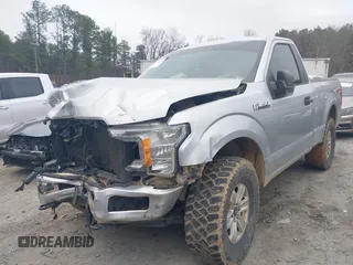 2018 Ford F-150 XL with VIN 1FTMF1EP2JFA46360, listed as a IAAI auction lot 41512148 with 107,667 mi miles. Bid and sale history available at carsss.com. Image 17.