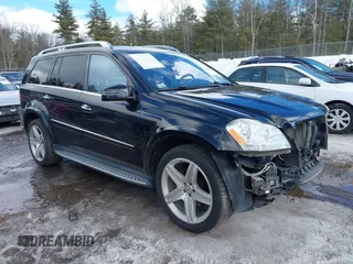 2012 Mercedes-Benz GL-Class GL 550 with VIN 4JGBF8GE2CA767978, listed as a IAAI auction lot 41665139 with 128,798 mi miles. Bid and sale history available at carsss.com. Image 1.