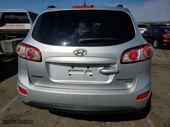 2011 Hyundai Santa Fe GLS with VIN 5XYZGDAB7BG068562, listed as a Copart auction lot 49115295 with 148,562 mi miles and Salvage Title. Bid and sale history available at carsss.com. Image 6.
