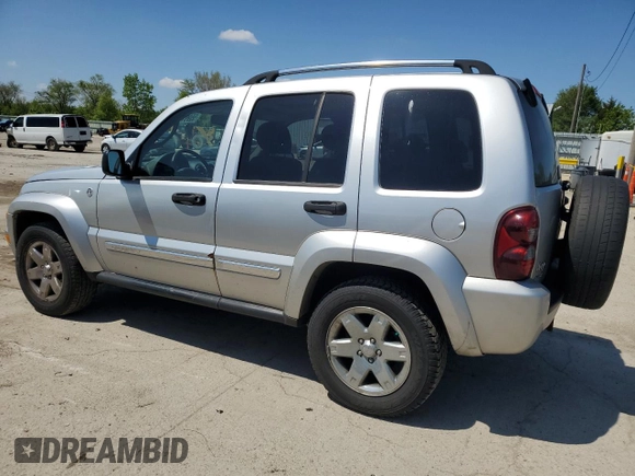 2007 Jeep Liberty Limited with VIN 1J4GL58K57W637184, listed as a Copart auction lot 55991415 with 142,256 mi miles and Clean Title. Bid and sale history available at DreamBid. Image 2.