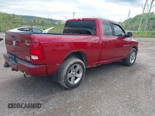 2012 Ram 1500 Sport with VIN 1C6RD7HT7CS110031, listed as a IAAI auction lot 42209089 with 233,925 mi miles and . Bid and sale history available at DreamBid. Image 4.