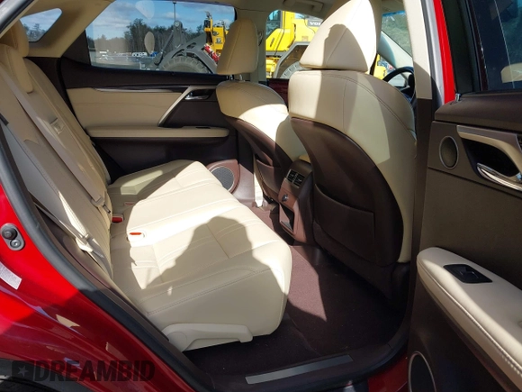 2017 Lexus RX with VIN 2T2BZMCA4HC100934, listed as a IAAI auction lot 41988990 with 78,836 mi miles. Bid and sale history available at carsss.com. Image 8.