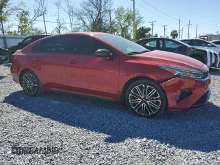 2023 Kia Forte GT with VIN 3KPF44AC5PE675990, listed as a Copart auction lot 48951755 with 24,299 mi miles and Non Repairable. Bid and sale history available at carsss.com. Image 4.