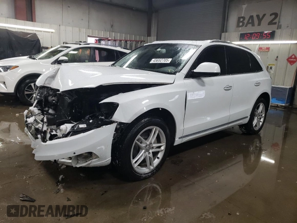 2016 Audi Q5 Premium Plus with VIN WA1L2AFP2GA128420, listed as a Copart auction lot 45652705 with 87,461 mi miles and Salvage Title. Bid and sale history available at carsss.com. Image 1.