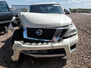 2017 Nissan Armada SL with VIN JN8AY2NC3H9502475, listed as a Copart auction lot 68148464 with 92,440 mi miles and Salvage Title. Bid and sale history available at carsss.com. Image 5.