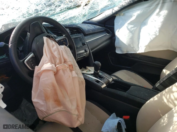 2017 Honda Civic Coupe LX with VIN 2HGFC4B56HH311801, listed as a Copart auction lot 82876484 with 0 mi miles and Salvage Title. Bid and sale history available at carsss.com. Image 8.