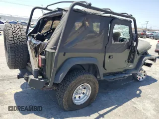 1997 Jeep Wrangler SE with VIN 1J4FY29P2VP438901, listed as a Copart auction lot 63812924 with 0 mi miles and Salvage Title. Bid and sale history available at carsss.com. Image 3.