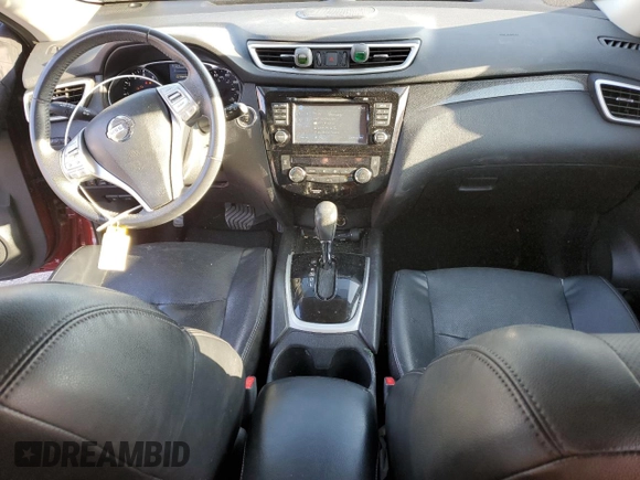2015 Nissan Rogue SL with VIN 5N1AT2MV9FC902355, listed as a Copart auction lot 47098135 with 97,858 mi miles and Salvage Title. Bid and sale history available at DreamBid. Image 8.