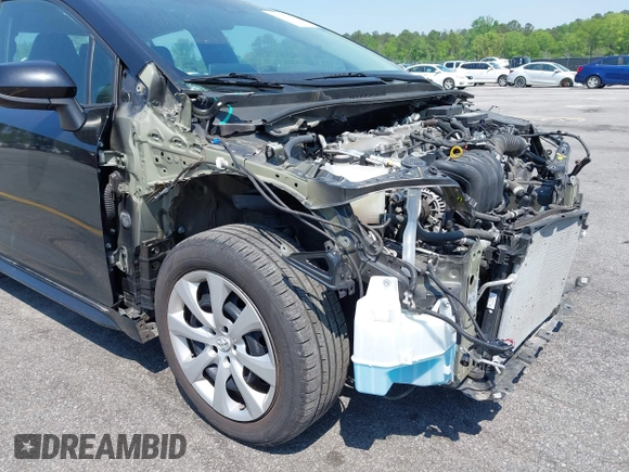 2021 Toyota Corolla LE with VIN 5YFEPMAE9MP191612, listed as a IAAI auction lot 41977110 with 83,639 mi miles and . Bid and sale history available at DreamBid. Image 17.