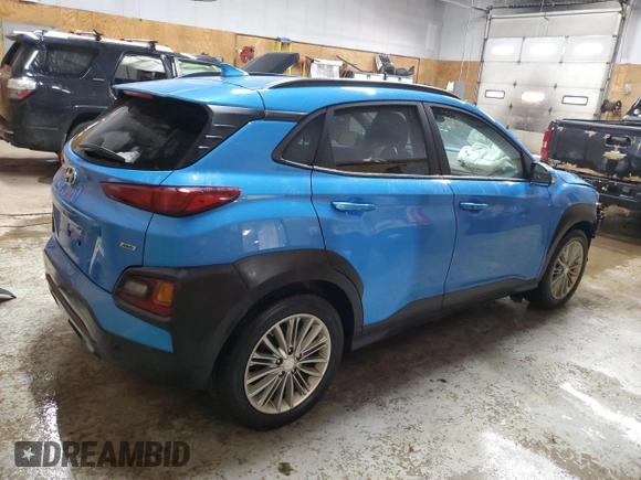 2020 Hyundai Kona SEL Plus with VIN KM8K6CAA3LU513025, listed as a Copart auction lot 49295355 with 96,983 mi miles and Non Repairable. Bid and sale history available at DreamBid. Image 3.