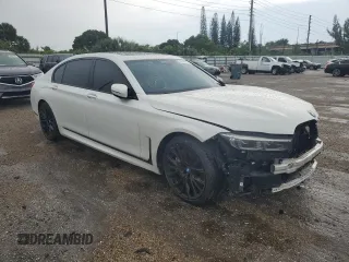 2020 BMW 7 Series 750i xDrive with VIN WBA7U2C01LGJ59144, listed as a Copart auction lot 58518693 with 71,119 mi miles. Bid and sale history available at carsss.com. Image 1.