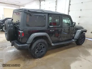 2019 Jeep Wrangler Unlimited Sport S with VIN 1C4HJXDG3KW661084, listed as a Copart auction lot 48024325 with 62,914 mi miles and Clean Title. Bid and sale history available at carsss.com. Image 3.