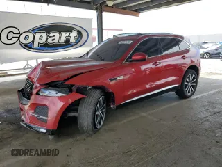 2021 Jaguar F-Pace S with VIN SADCJ2EX4MA674555, listed as a Copart auction lot 60001165 with 47,687 mi miles and Salvage title. Bid and sale history available at DreamBid. Image 1.