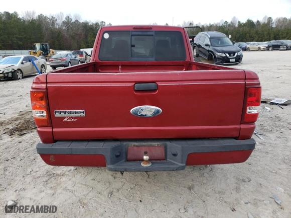 2006 Ford Ranger STX with VIN 1FTYR44U76PA11848, listed as a Copart auction lot 42870565 with 144,616 mi miles and Salvage Title. Bid and sale history available at carsss.com. Image 6.