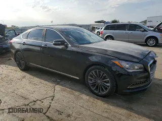 2015 Hyundai Genesis 3.8L with VIN KMHGN4JE3FU071370, listed as a Copart auction lot 68129914 with 131,112 mi miles and Salvage Title. Bid and sale history available at carsss.com. Image 4.