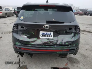 2021 Hyundai Santa Fe SE with VIN 5NMS14AJ8MH366606, listed as a Copart auction lot 43437755 with 53,109 mi miles and Salvage Title. Bid and sale history available at carsss.com. Image 6.