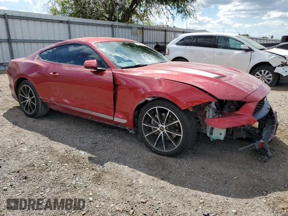 2021 Ford Mustang EcoBoost with VIN 1FA6P8TH6M5146603, listed as a Copart auction lot 74628684 with 77,153 mi miles and Clean Title. Bid and sale history available at carsss.com. Image 4.