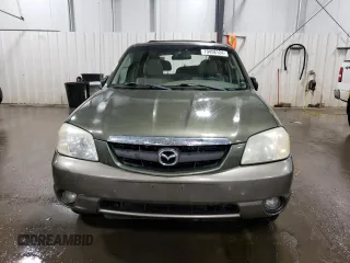 2002 Mazda Tribute LX with VIN 4F2CU08192KM29966, listed as a Copart auction lot 79458124 with 186,406 mi miles and Salvage Title. Bid and sale history available at carsss.com. Image 5.