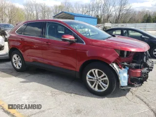 2015 Ford Edge SEL with VIN 2FMTK4J85FBC03634, listed as a Copart auction lot 52399625 with 92,127 mi miles and Salvage Title. Bid and sale history available at carsss.com. Image 4.