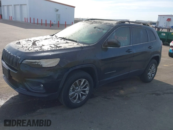 2021 Jeep Cherokee Latitude Lux with VIN 1C4PJMMX8MD166775, listed as a IAAI auction lot 41783500 with 19,869 mi miles and . Bid and sale history available at carsss.com. Image 2.