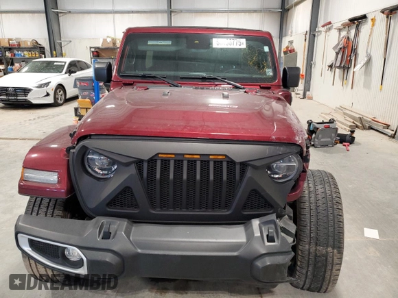 2021 Jeep Wrangler Unlimited Sahara с VIN 1C4JJXP63MW684811, выставлен на аукционе Copart как лот 55136775 с пробегом 29 901 миль миль и Списание • Salvage title. История ставок и продаж доступна на DreamBid. Изображение 5.
