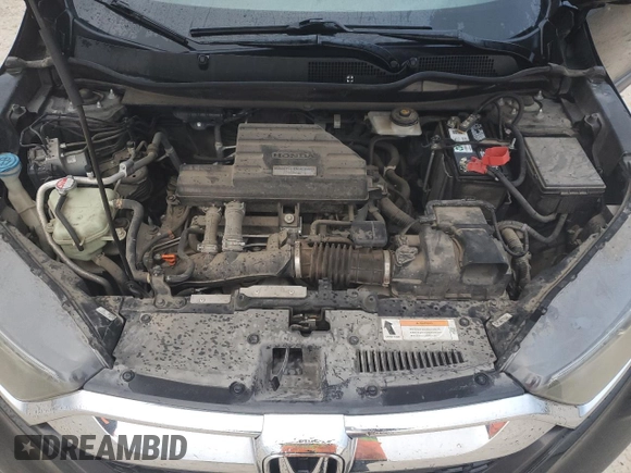 2017 Honda CR-V EX-L with VIN 7FARW1H87HE017174, listed as a Copart auction lot 42446025 with 104,412 mi miles and Salvage Title. Bid and sale history available at carsss.com. Image 12.