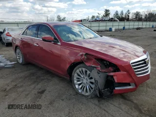 2017 Cadillac CTS Sedan Luxury RWD with VIN 1G6AR5SX6H0213003, listed as a Copart auction lot 46981695 with 45,607 mi miles and Salvage Title. Bid and sale history available at carsss.com. Image 4.