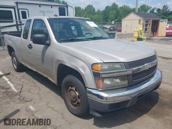 2005 Chevrolet Colorado LS ZQ8 with VIN 1GCCS196658105512, listed as a IAAI auction lot 42567652 with 221,852 mi miles and . Bid and sale history available at DreamBid. Image 1.