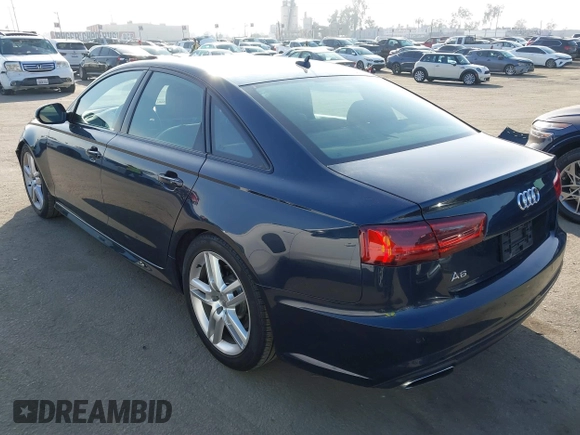 2016 Audi A6 2.0T Premium with VIN WAUCFAFC5GN186258, listed as a IAAI auction lot 41225603 with 83,817 mi miles. Bid and sale history available at carsss.com. Image 3.