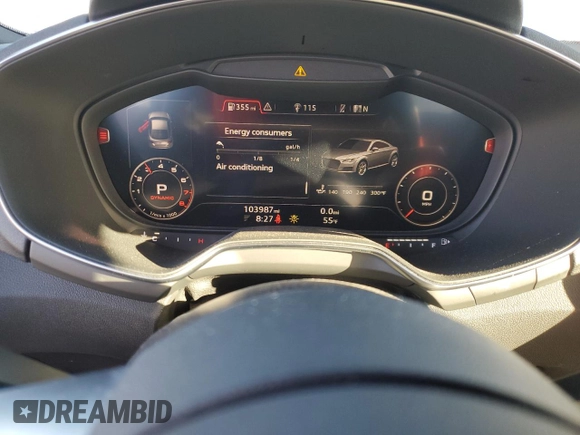 2017 Audi TT with VIN TRUC5AFV8H1006437, listed as a Copart auction lot 79609284 with 103,987 mi miles and Salvage title. Bid and sale history available at DreamBid. Image 9.