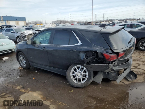2024 Chevrolet Equinox LT with VIN 3GNAXKEG5RL373687, listed as a Copart auction lot 46404985 with 13,958 mi miles and Clean Title. Bid and sale history available at DreamBid. Image 2.