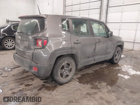 2016 Jeep Renegade Sport with VIN ZACCJAAT0GPE02338, listed as a IAAI auction lot 41621653 with 224,752 mi miles and . Bid and sale history available at DreamBid. Image 4.