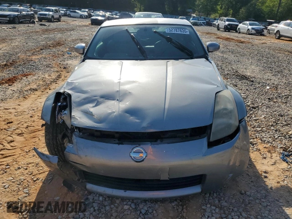 2005 Nissan 350Z Enthusiast with VIN JN1AZ34DX5M609303, listed as a Copart auction lot 52787635 with 182,747 mi miles and Salvage Title. Bid and sale history available at carsss.com. Image 5.