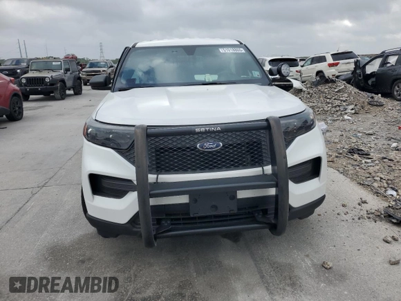 2023 Ford Police Interceptor Utility z VIN 1FM5K8AB9PGA62413, wystawiony jako Copart lot #51018865 z przebiegiem Nie podano mil oraz Szkoda całkowita • Salvage title. Historia ofert i sprzedaży dostępna na DreamBid. Obrazek 5.