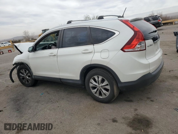 2014 Honda CR-V EX-L with VIN 5J6RM4H75EL019678, listed as a Copart auction lot 47896745 with 86,336 mi miles and Salvage Title. Bid and sale history available at carsss.com. Image 2.