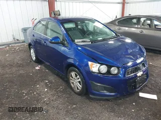 2014 Chevrolet Sonic LT with VIN 1G1JC5SG4E4136790, listed as a IAAI auction lot 37970640 with 180,252 mi miles and . Bid and sale history available at DreamBid. Image 1.