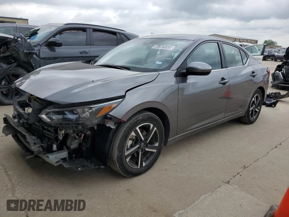 2024 Nissan Sentra SV with VIN 3N1AB8CV0RY341571, listed as a Copart auction lot 54752555 with 23,771 mi miles and Clean Title. Bid and sale history available at DreamBid. Image 1.