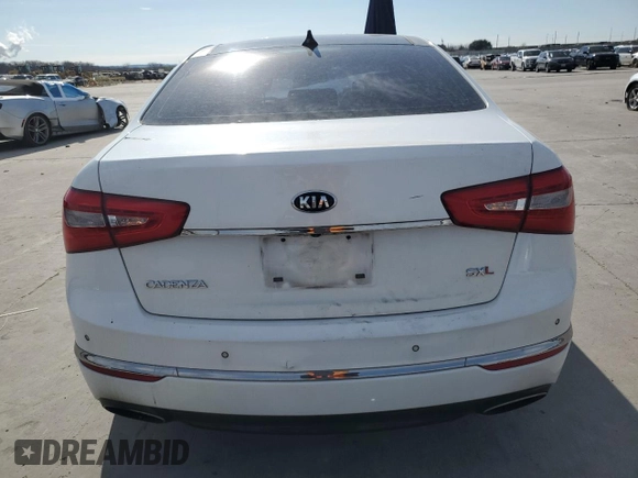 2014 Kia Cadenza Premium with VIN KNALN4D77E5143967, listed as a Copart auction lot 87729595 with 143,885 mi miles and Salvage Title. Bid and sale history available at carsss.com. Image 6.