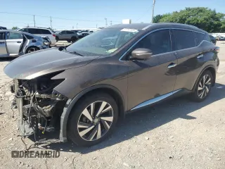 2015 Nissan Murano SL z VIN 5N1AZ2MH5FN275389, wystawiony jako Copart lot #57797685 z przebiegiem 95 057 mil mil oraz Szkoda całkowita • Salvage title. Historia ofert i sprzedaży dostępna na DreamBid. Obrazek 1.