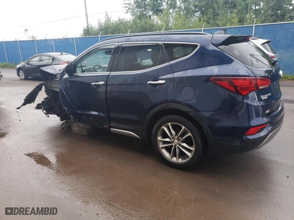 2018 Hyundai Santa Fe Sport Limited with VIN 5XYZUDLA5JG558526, listed as a Copart auction lot 67925074 with 176,766 mi miles and Salvage Title. Bid and sale history available at carsss.com. Image 2.