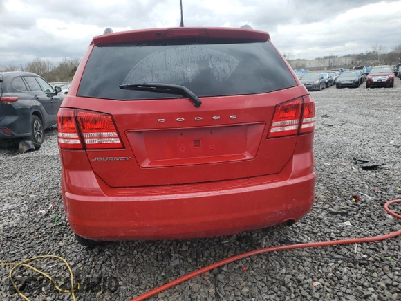 2016 Dodge Journey American Value with VIN 3C4PDCAB7GT223489, listed as a Copart auction lot 47780555 with 135,877 mi miles and Salvage Title. Bid and sale history available at DreamBid. Image 6.