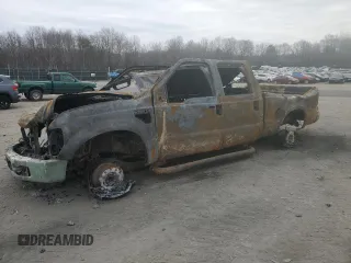 2008 Ford Super Duty F-250 SRW XL with VIN 1FTSW21R08EA94881, listed as a Copart auction lot 49525315 with 0 mi miles and Salvage Title. Bid and sale history available at carsss.com. Image 1.