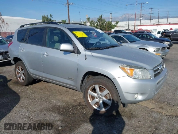 2007 Toyota RAV4 Limited with VIN JTMZK34VX75012338, listed as a IAAI auction lot 41053025 with 155,024 mi miles and . Bid and sale history available at DreamBid. Image 1.