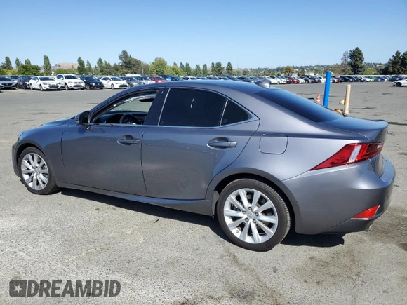 2016 Lexus IS 200t with VIN JTHBA1D26G5036939, listed as a Copart auction lot 58451515 with 84,049 mi miles and Salvage title. Bid and sale history available at DreamBid. Image 2.