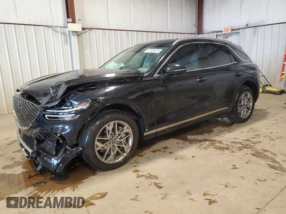 2025 Genesis GV70 2.5T with VIN 5NMMADTB4SH029958, listed as a Copart auction lot 57939415 with 2,333 mi miles and Salvage title. Bid and sale history available at DreamBid. Image 1.