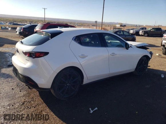 2020 Mazda Mazda3 Hatchback Premium Package with VIN JM1BPBNM9L1158444, listed as a Copart auction lot 49339575 with 93,329 mi miles and Salvage Title. Bid and sale history available at carsss.com. Image 3.