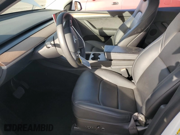 2023 Tesla Model Y Long Range with VIN 7SAYGAEE7PF619170, listed as a Copart auction lot 47647585 with 35,674 mi miles and Salvage Title. Bid and sale history available at DreamBid. Image 7.
